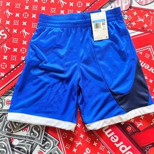 Youth Nike Dri Fit Blue Basketball Shorts Medium